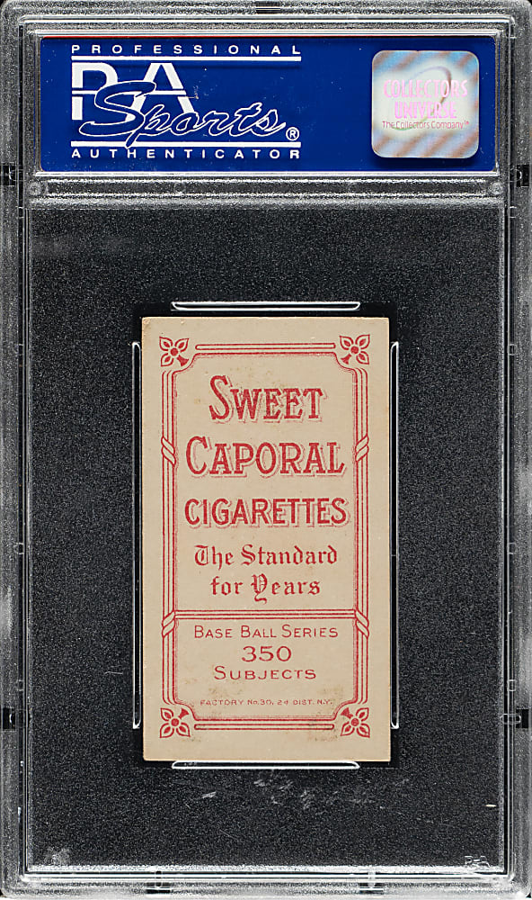 1909-1911 T206 White Border Kid Elberfeld Washington, Fielding PSA EX-MT 6