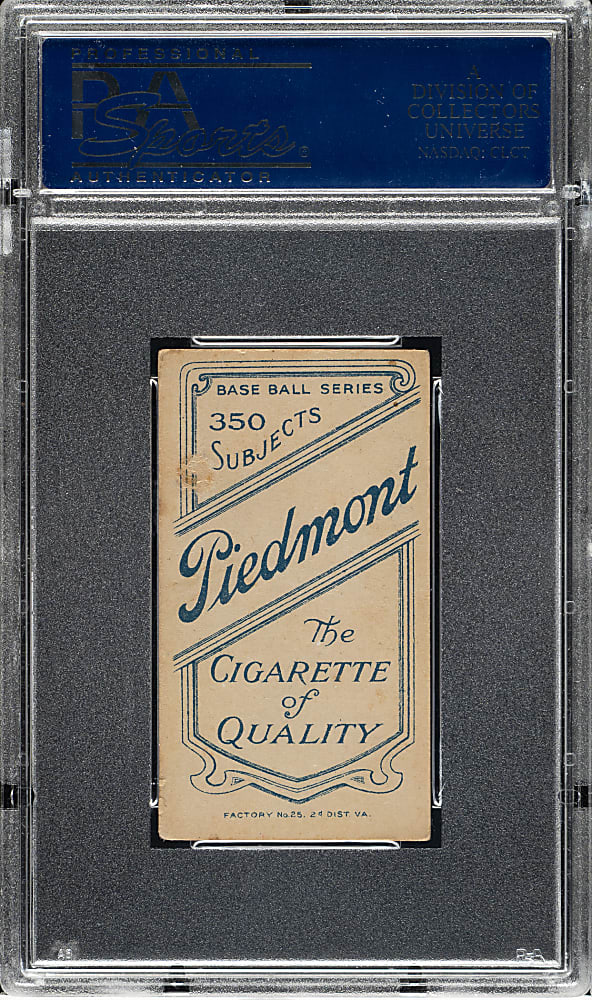 1909-1911 T206 White Border Kid Elberfeld Washington Portrait PSA EX 5