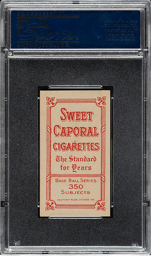 1909-1911 T206 White Border George McBride PSA NM 7