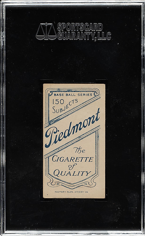 1909-1911 T206 White Border Jake Stahl No Glove Showing SGC VG 40