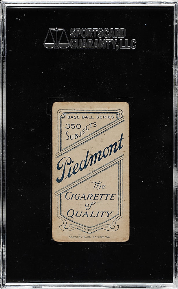 1909-1911 T206 White Border Peaches Graham SGC VG 40