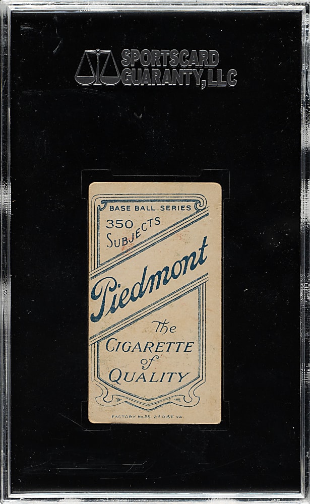 1909-1911 T206 White Border Bob Bescher Portrait SGC GOOD+ 35