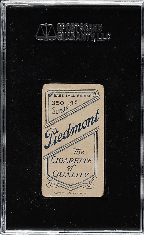 1909-1911 T206 White Border Al Orth Southern Leaguer SGC GOOD 30