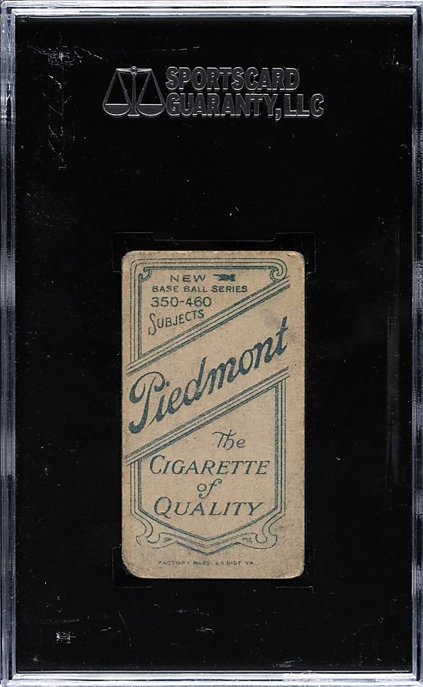 1909-1911 T206 White Border Rube Oldring Batting SGC GOOD 30