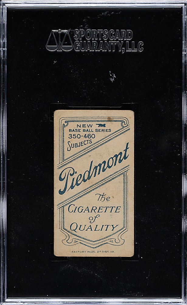 1909-1911 T206 White Border Red Murray Portrait SGC VG 40