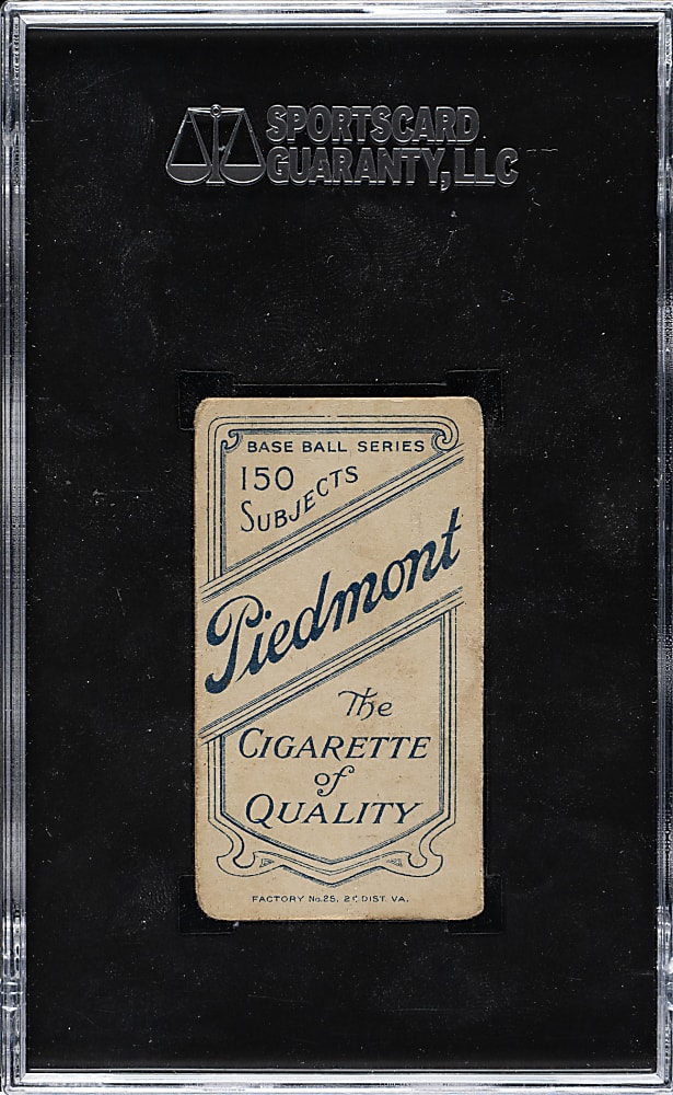 1909-1911 T206 White Border Ty Cobb Bat On Shoulder SGC Authentic