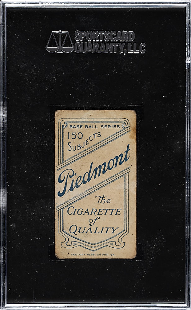 1909-1911 T206 White Border Nap Lajoie Throwing SGC FAIR 1.5