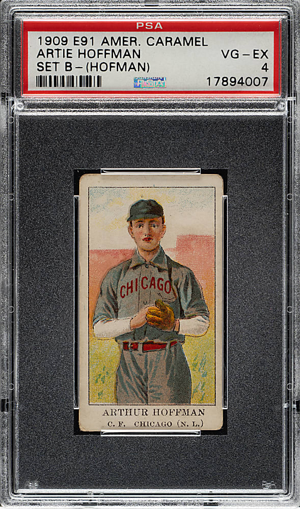 1909-1911 E91-B American Caramel Solly Hoffman PSA VG-EX 4