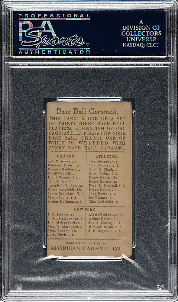 1909-1911 E91-B American Caramel Harry Krause PSA VG+ 3.5