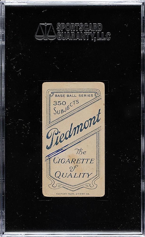 1909-1911 T206 White Border Fred Beck SGC Authentic