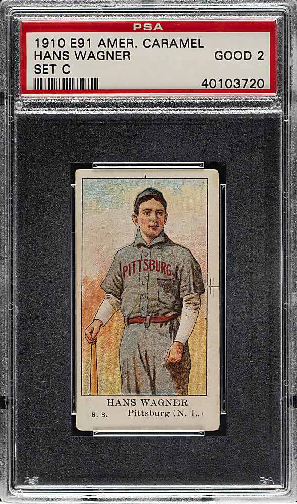 1909-1911 E91-C American Caramel Honus Wagner PSA GOOD 2