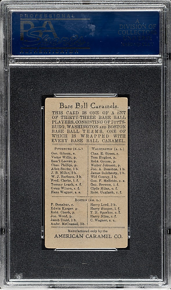 1909-1911 E91-C American Caramel Honus Wagner PSA GOOD 2