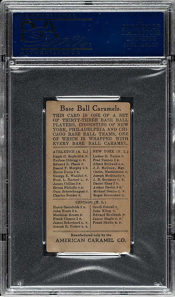 1909-1911 E91-A American Caramel Joe McGinnity PSA VG-EX 4