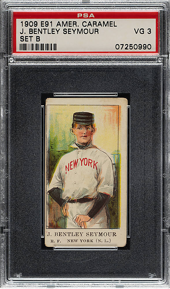 1909-1911 E91-B American Caramel Cy Seymour PSA VG 3