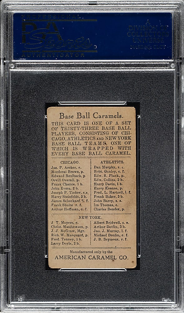 1909-1911 E91-B American Caramel Cy Seymour PSA VG 3