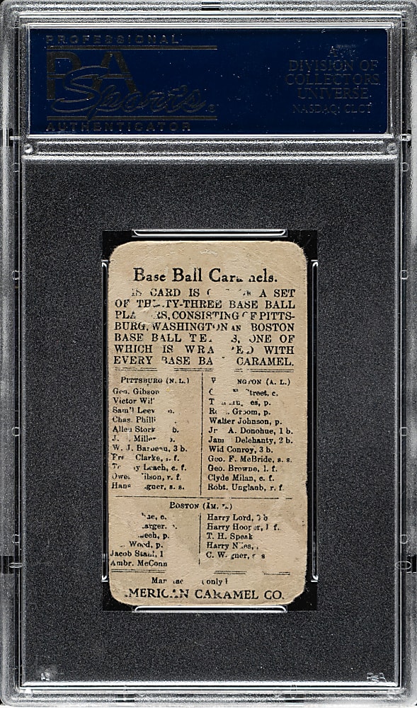 1909-1911 E91-C American Caramel George Browne PSA Authentic