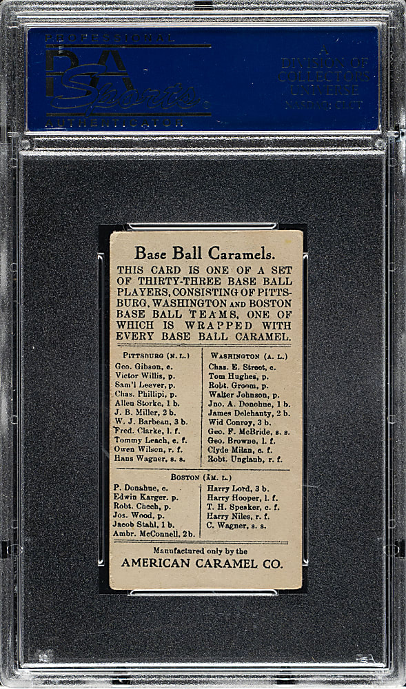 1909-1911 E91-C American Caramel James Delahanty PSA VG 3