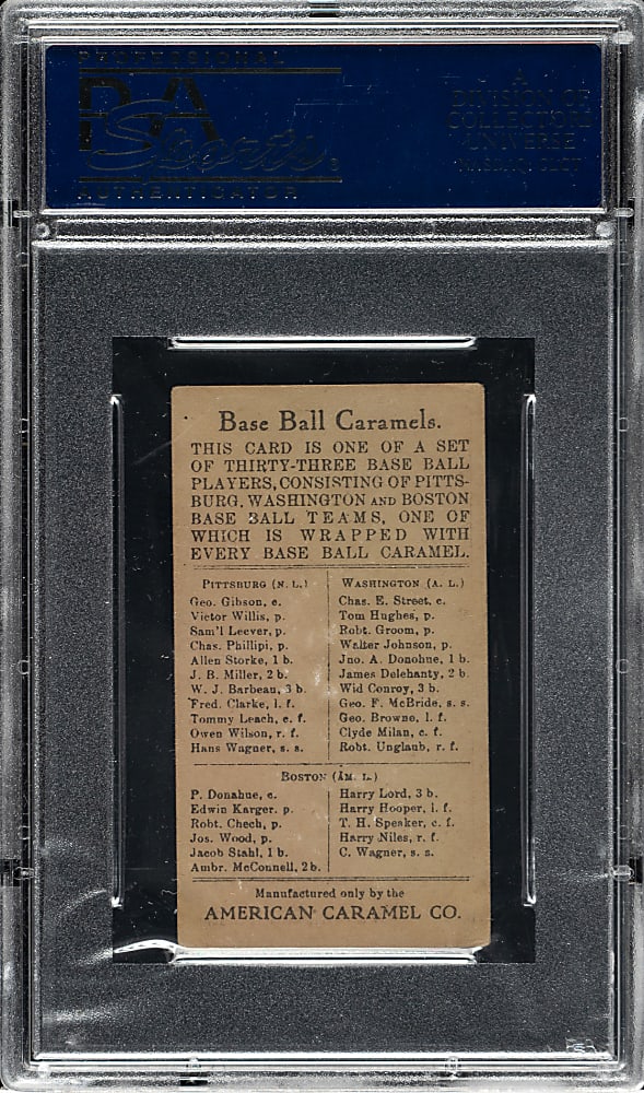 1909-1911 E91-C American Caramel Robert Groom PSA VG-EX 4