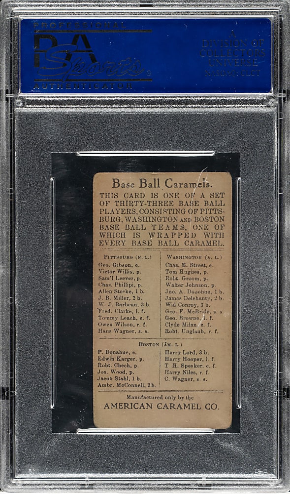 1909-1911 E91-C American Caramel Harry Hooper PSA VG 3