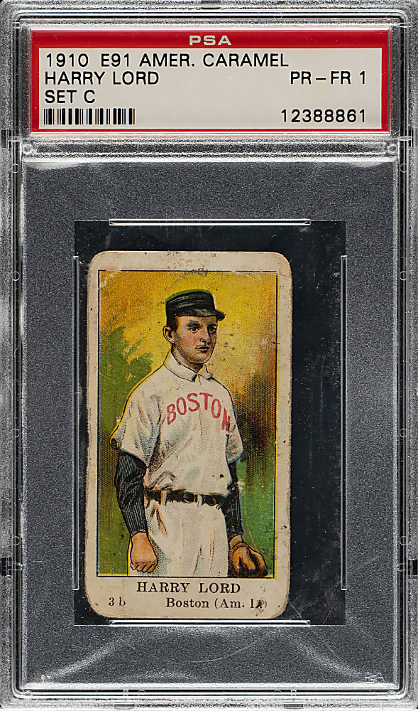 1909-1911 E91-C American Caramel Harry Lord PSA POOR 1