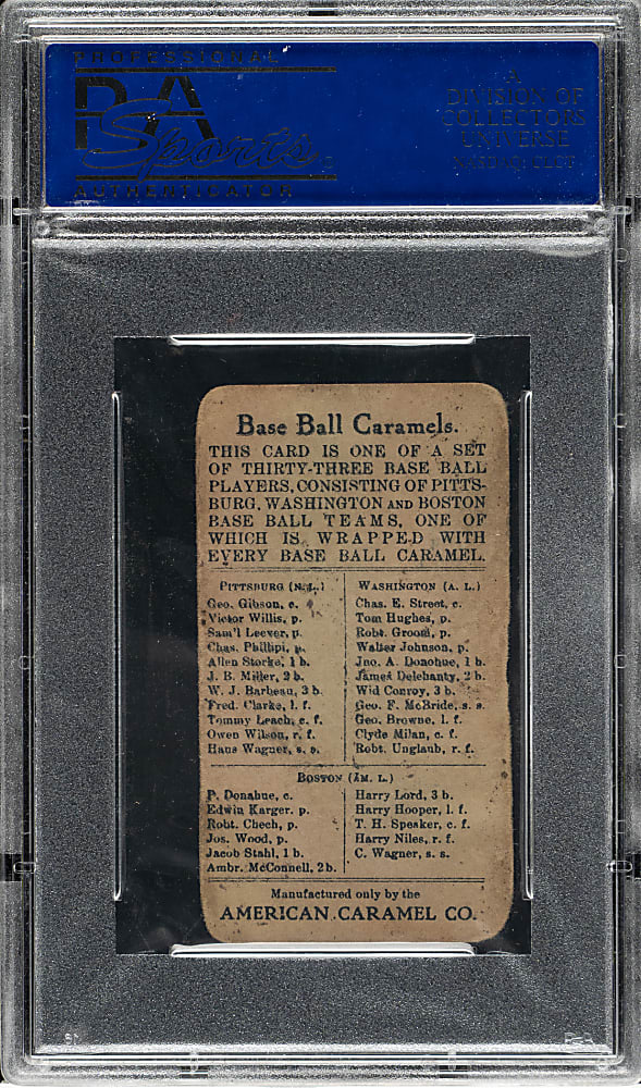 1909-1911 E91-C American Caramel Harry Lord PSA POOR 1