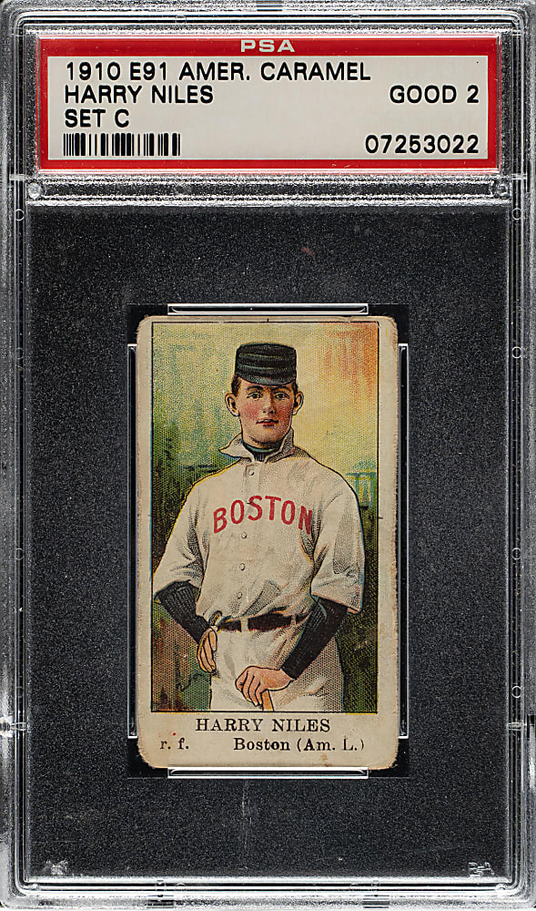 1909-1911 E91-C American Caramel Harry Niles PSA GOOD 2