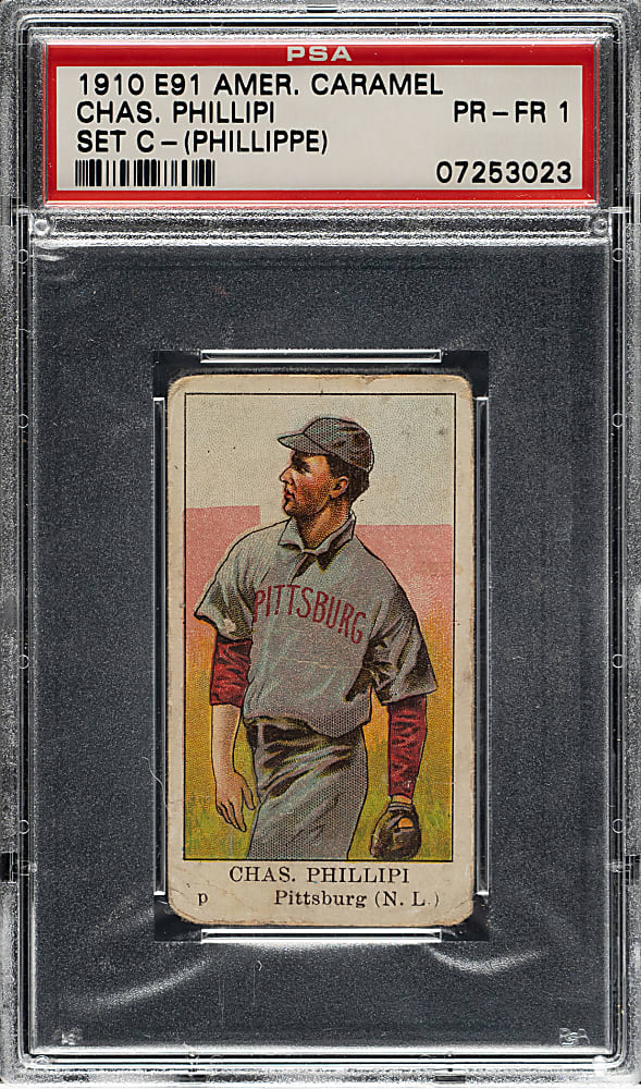 1909-1911 E91-C American Caramel Charles Phillippe PSA POOR 1