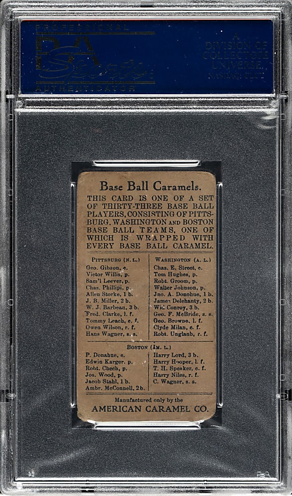 1909-1911 E91-C American Caramel Charles Phillippe PSA POOR 1