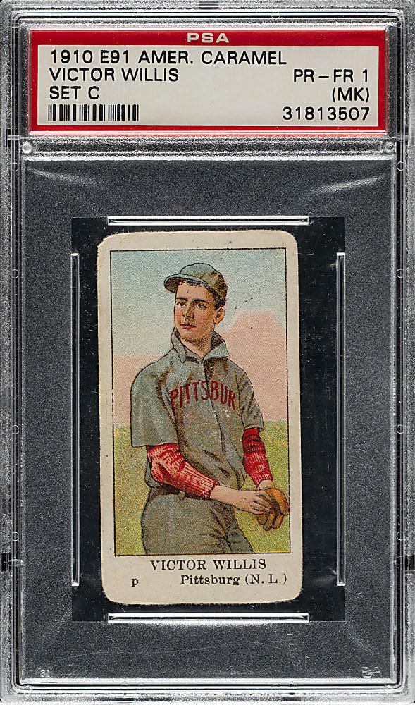 1909-1911 E91-C American Caramel Victor Willis PSA POOR 1 (MK)