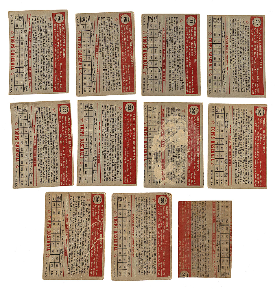 1952 Topps Collection (79) Including Larry Doby