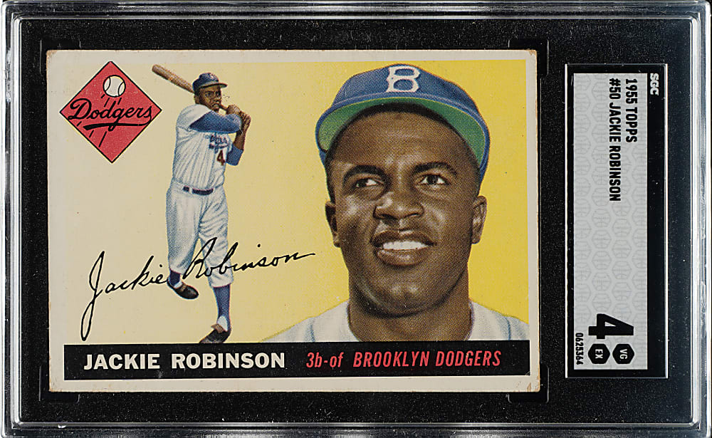 1955 Topps #50 Jackie Robinson SGC VG/EX 4