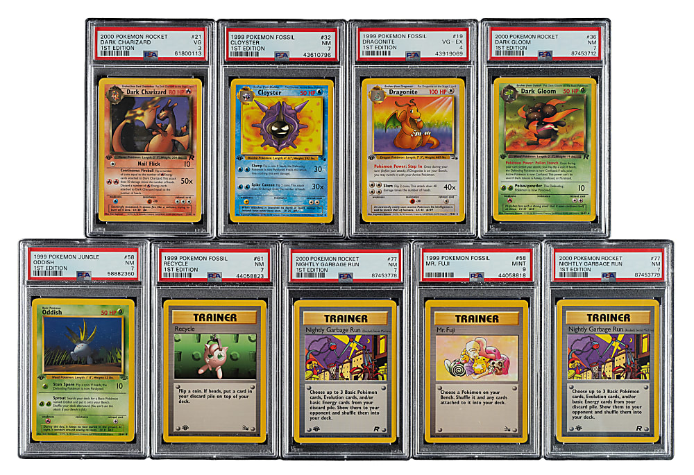 1999 Pokemon PSA-Graded Collection (9)