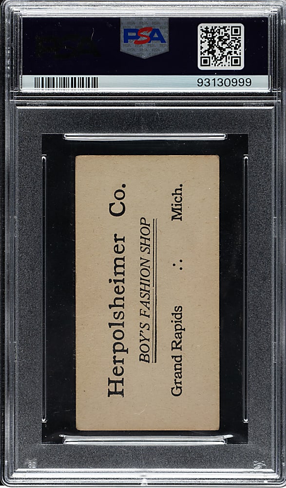 1916 M101-4 Herpolsheimer #106 Fred Luderus PSA VG 3