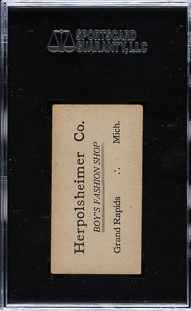 1916 M101-4 Herpolsheimer #27 Ray Caldwell SGC VG 40