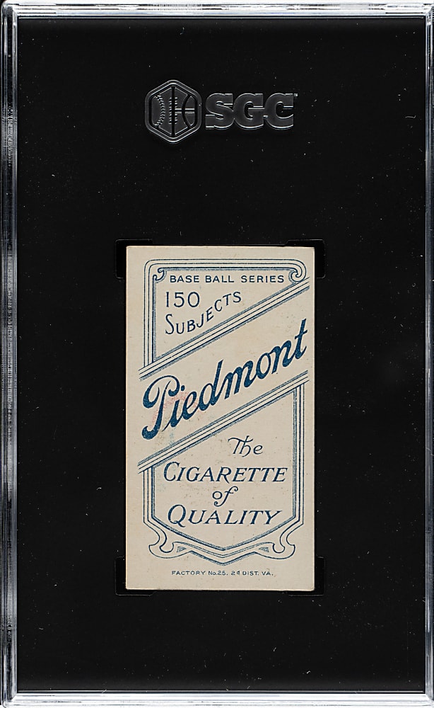 1909-1911 T206 White Border Charlie Hemphill SGC EX 5