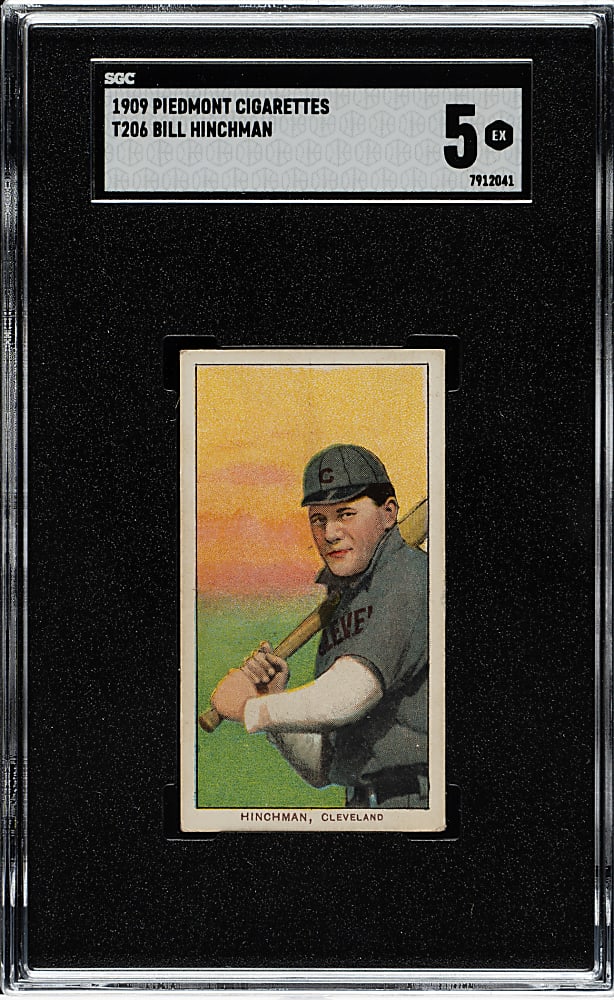 1909-1911 T206 White Border Bill Hinchman SGC EX 5