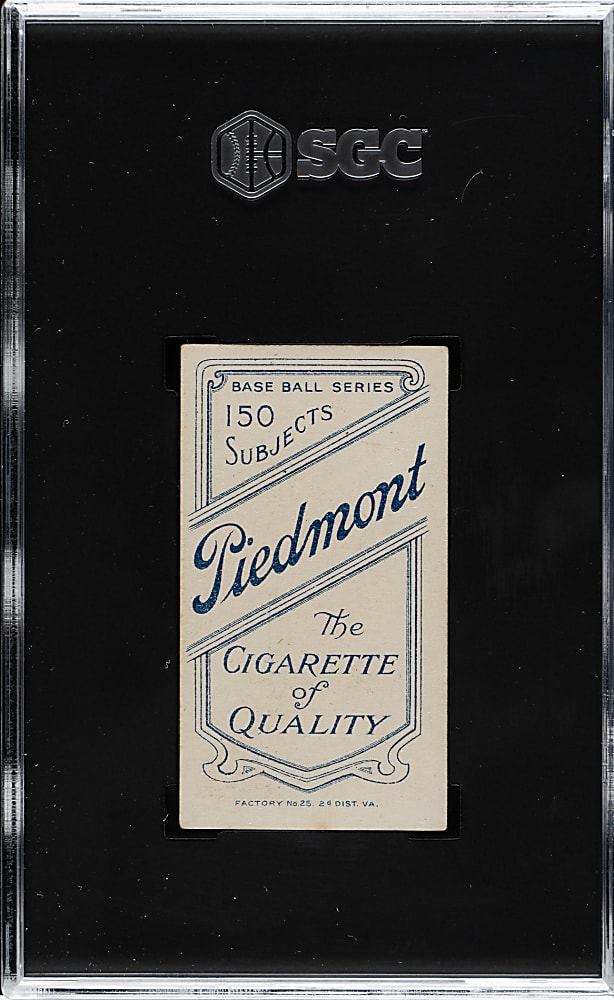 1909-1911 T206 White Border Ed Reulbach Glove Showing SGC EX 5