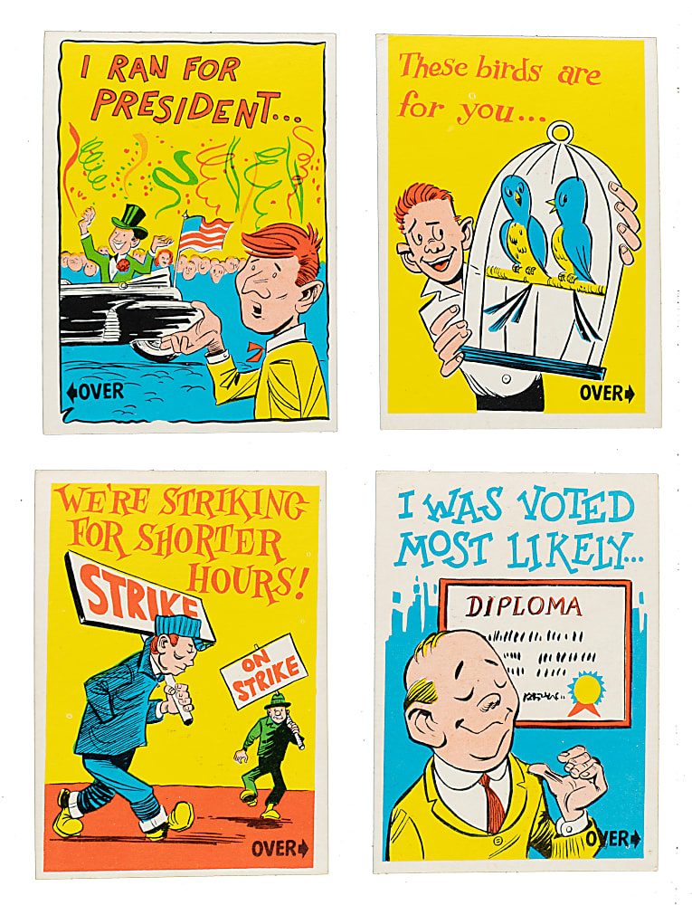 1961 Donruss "Idiot Cards" Complete Set (66)