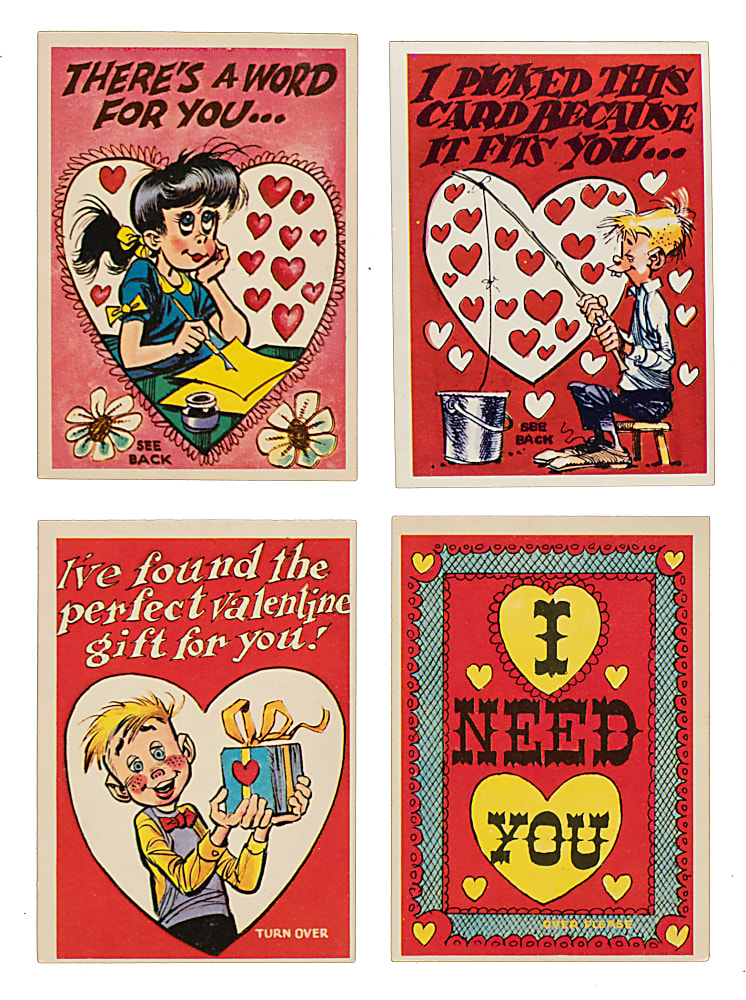 1959 Topps "Funny Valentines" Complete Set (66)