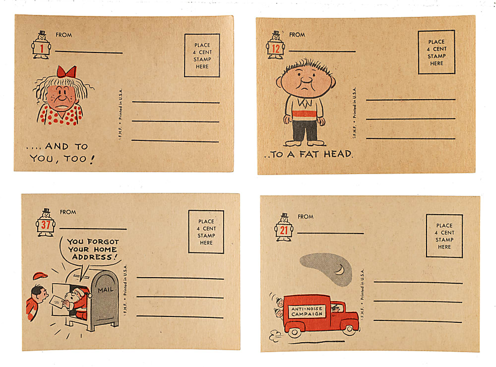 1960 Fleer "Yule Laff" Complete Set (66)