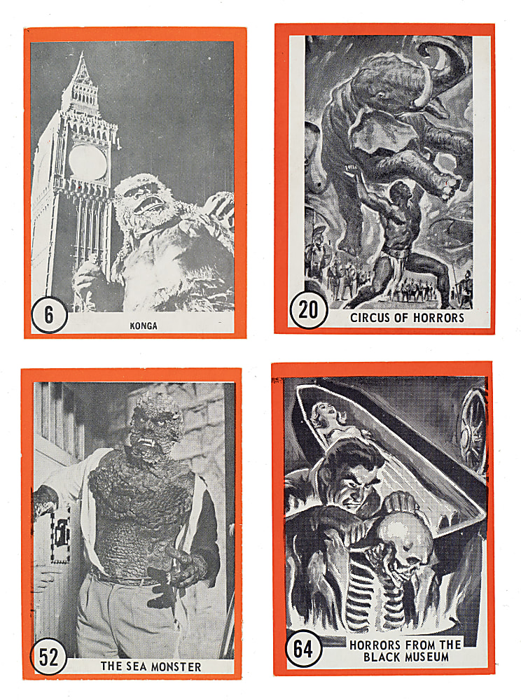 1963 Rosan "Famous Monsters" Complete Set (64)
