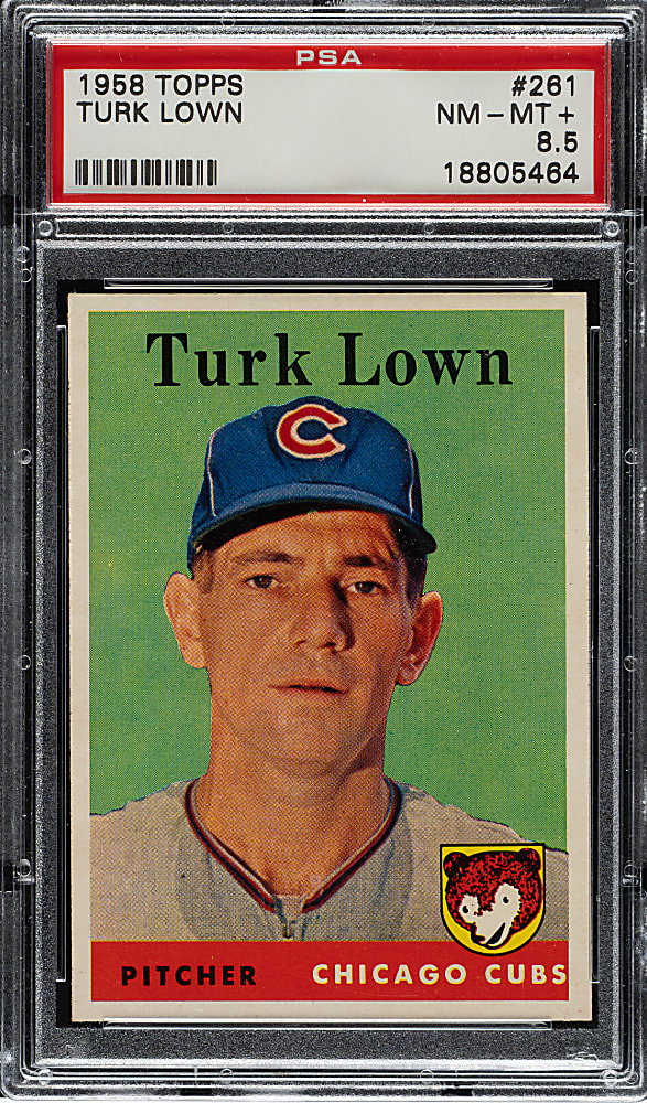 1958 Topps #261 Turk Lown PSA NM-MT+ 8.5