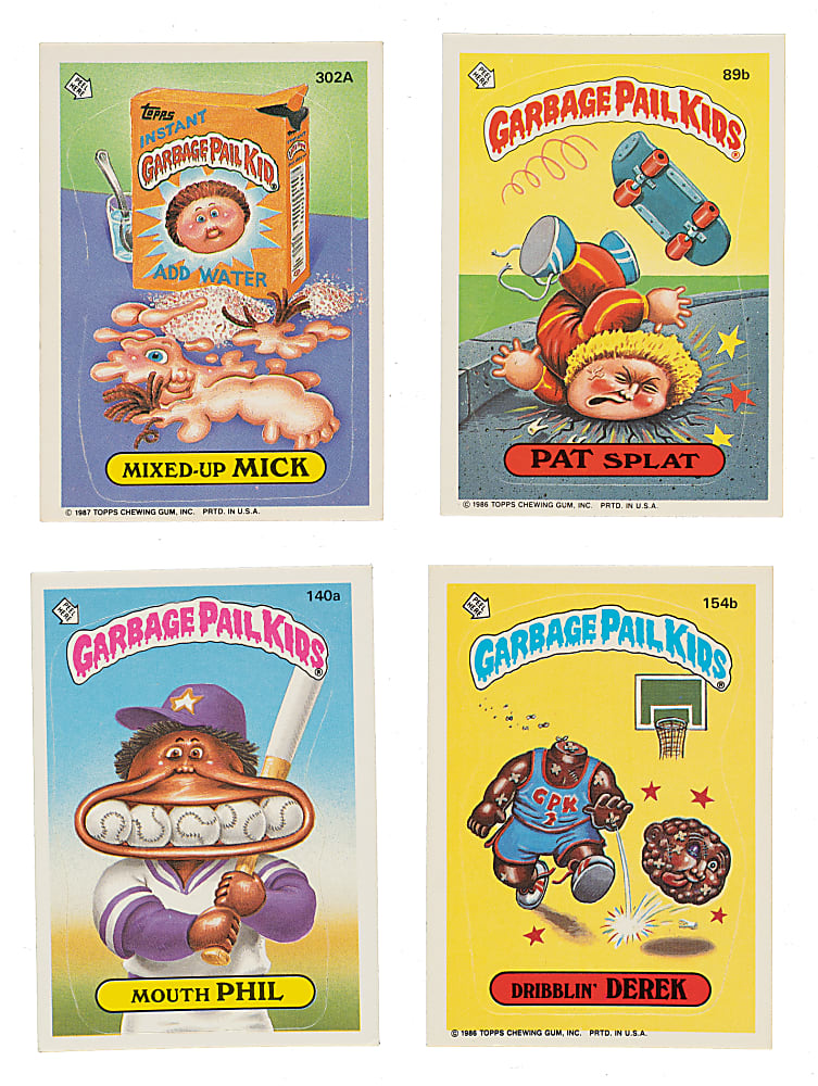 1985-1987 Topps Garbage Pail Kids Series 3, 4, 8, and 9 Complete and Near-Complete Set Collection (4 Sets, 336 Cards)
