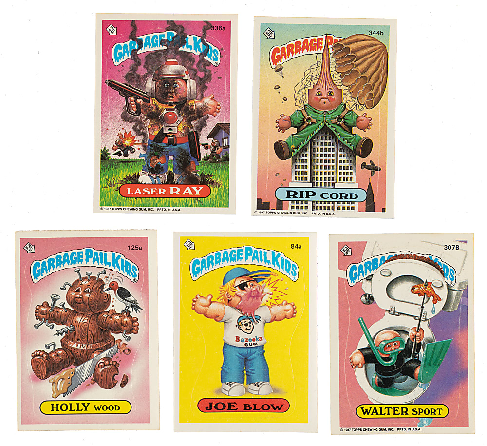 1985-1987 Topps Garbage Pail Kids Series 3, 4, 8, and 9 Complete and Near-Complete Set Collection (4 Sets, 336 Cards)