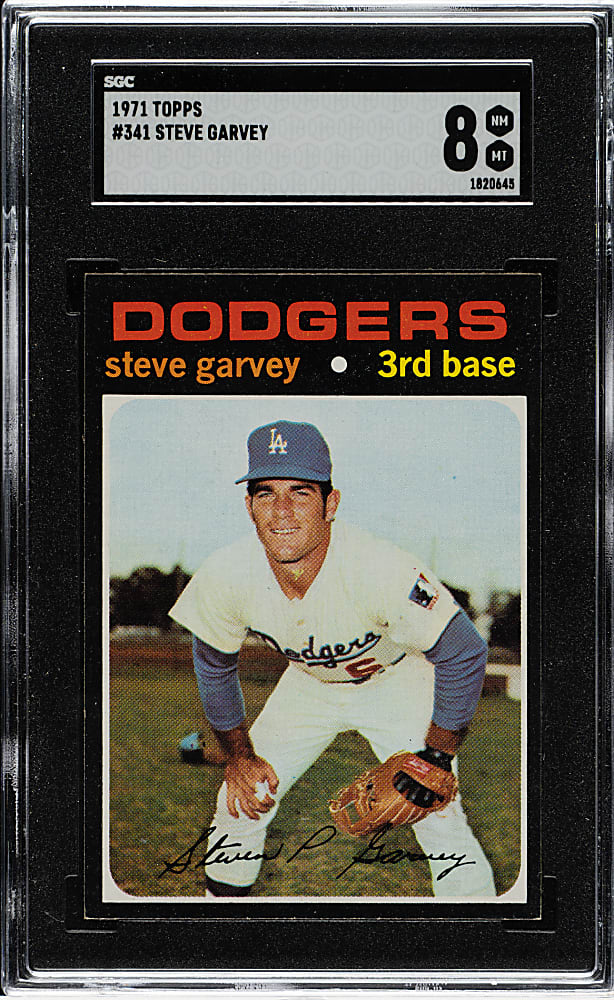 1971 Topps #341 Steve Garvey Rookie SGC NM/MT 8