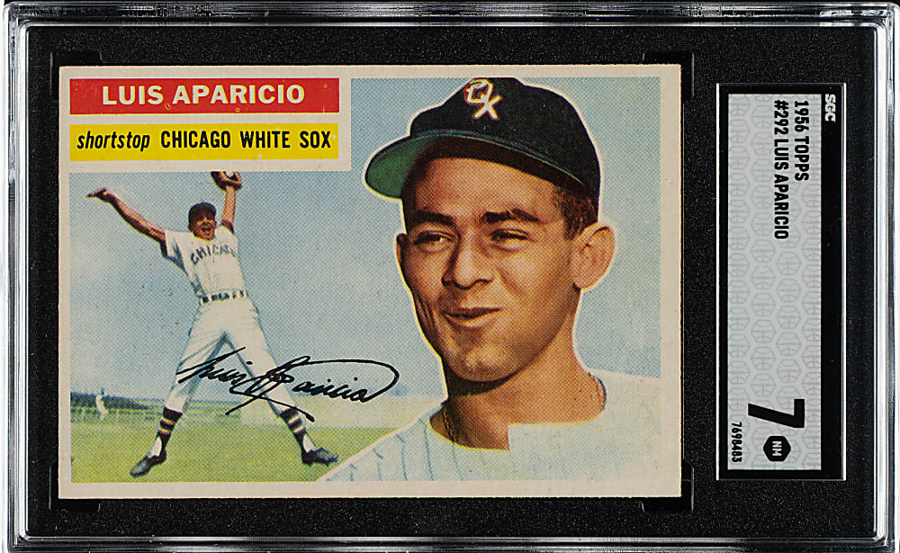 1956 Topps #292 Luis Aparicio Rookie SGC NM 7