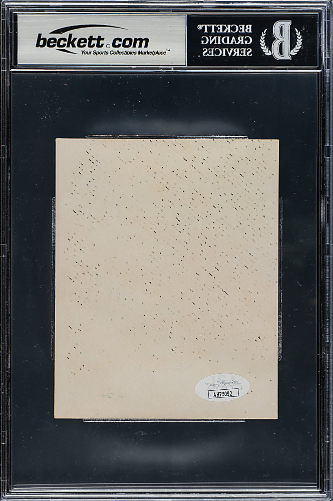 Signed 1965-1967 Minnesota Twins 4x5 Rod Carew - Beckett and JSA