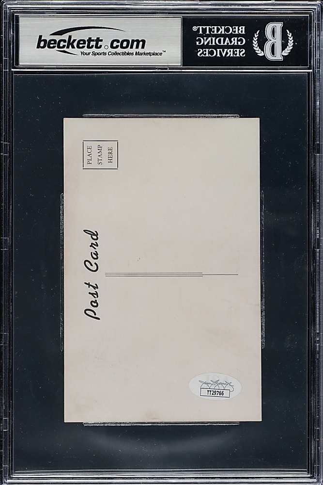 George Kell Signed Postcard - Beckett and JSA