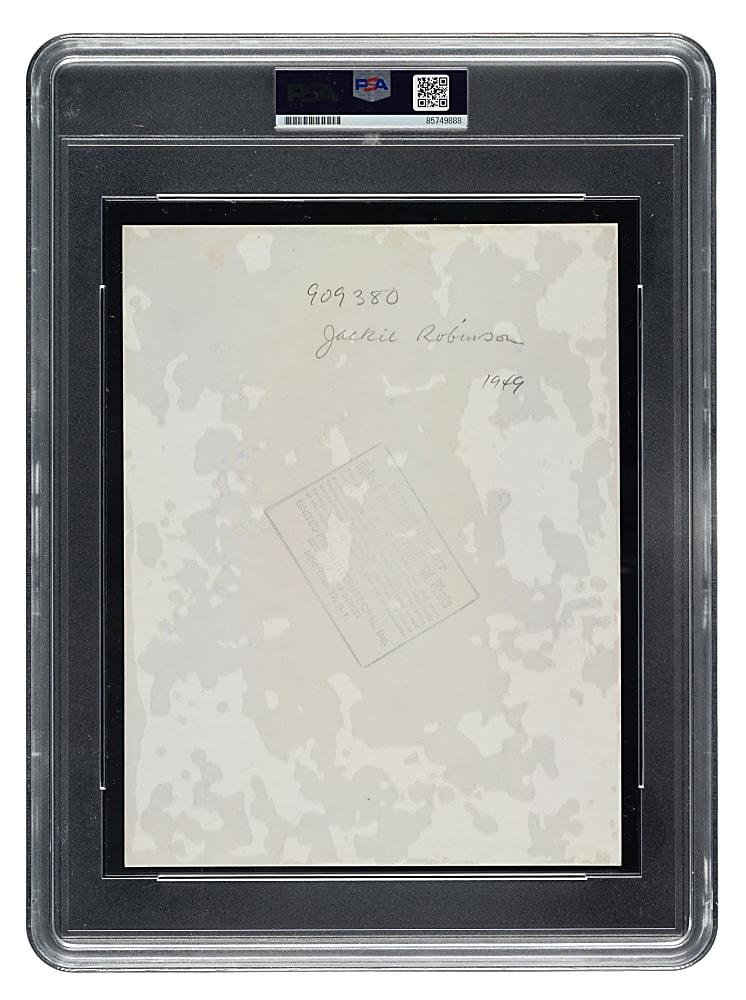 Circa 1958-1962 Jackie Robinson United Press International News Service Photograph - PSA/DNA Type II