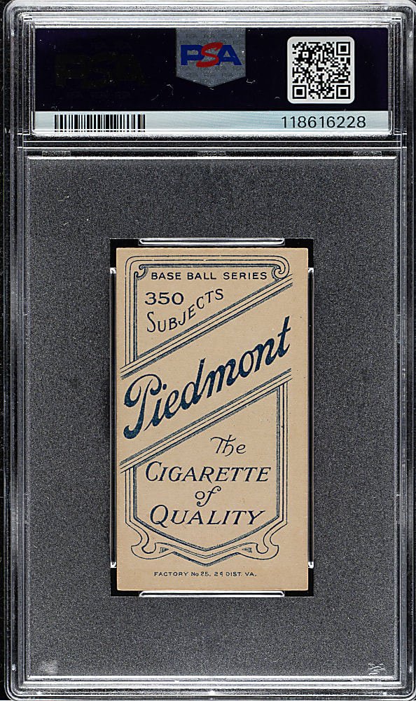 1909-1911 T206 White Border Rebel Oakes PSA EX 5